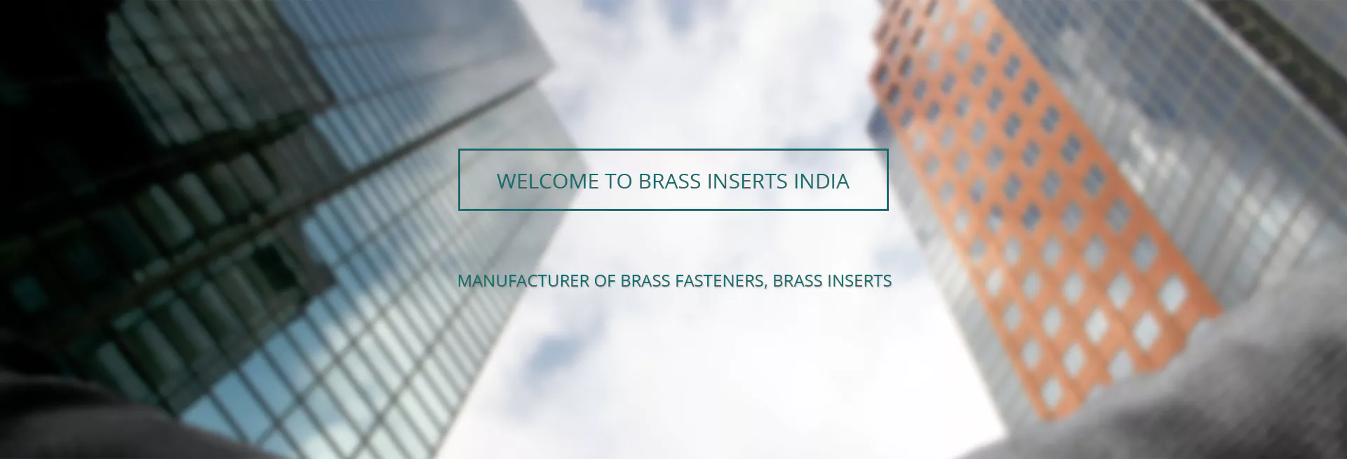 Brass Inserts India banner